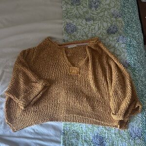 Burnt orange sweater